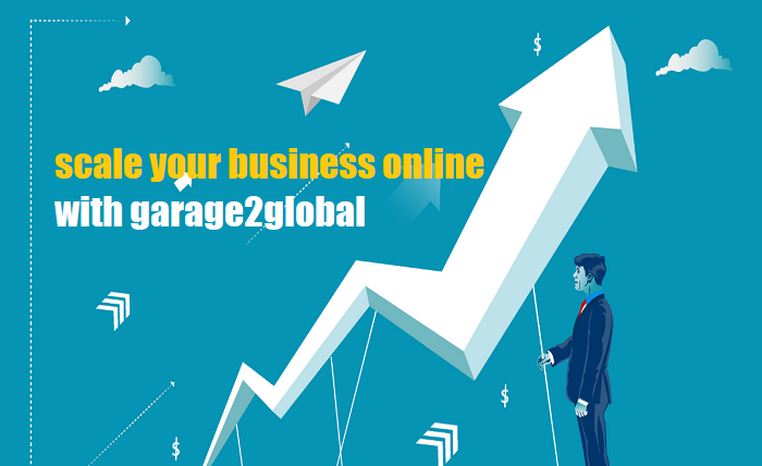 scale your business online with garage2global