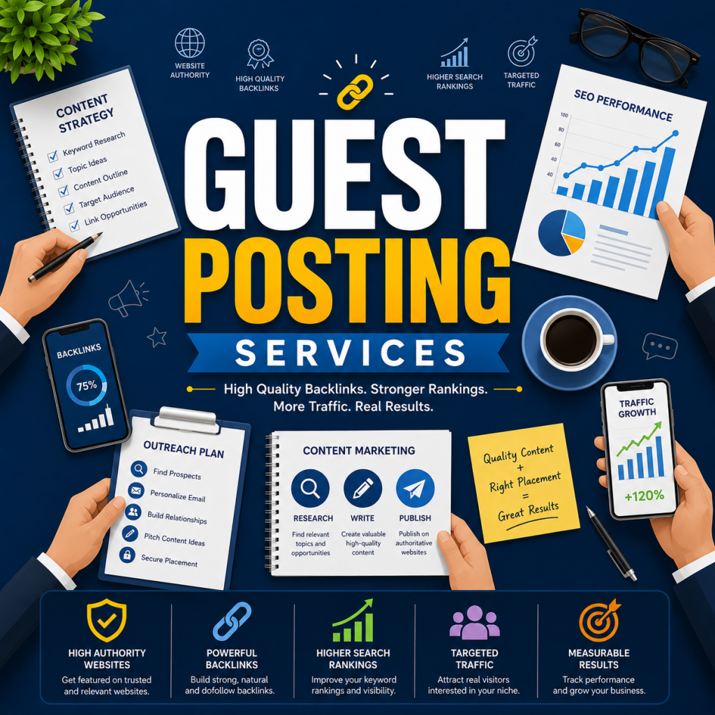 Guest Posting Services for Quality Backlinks and SEO Growth